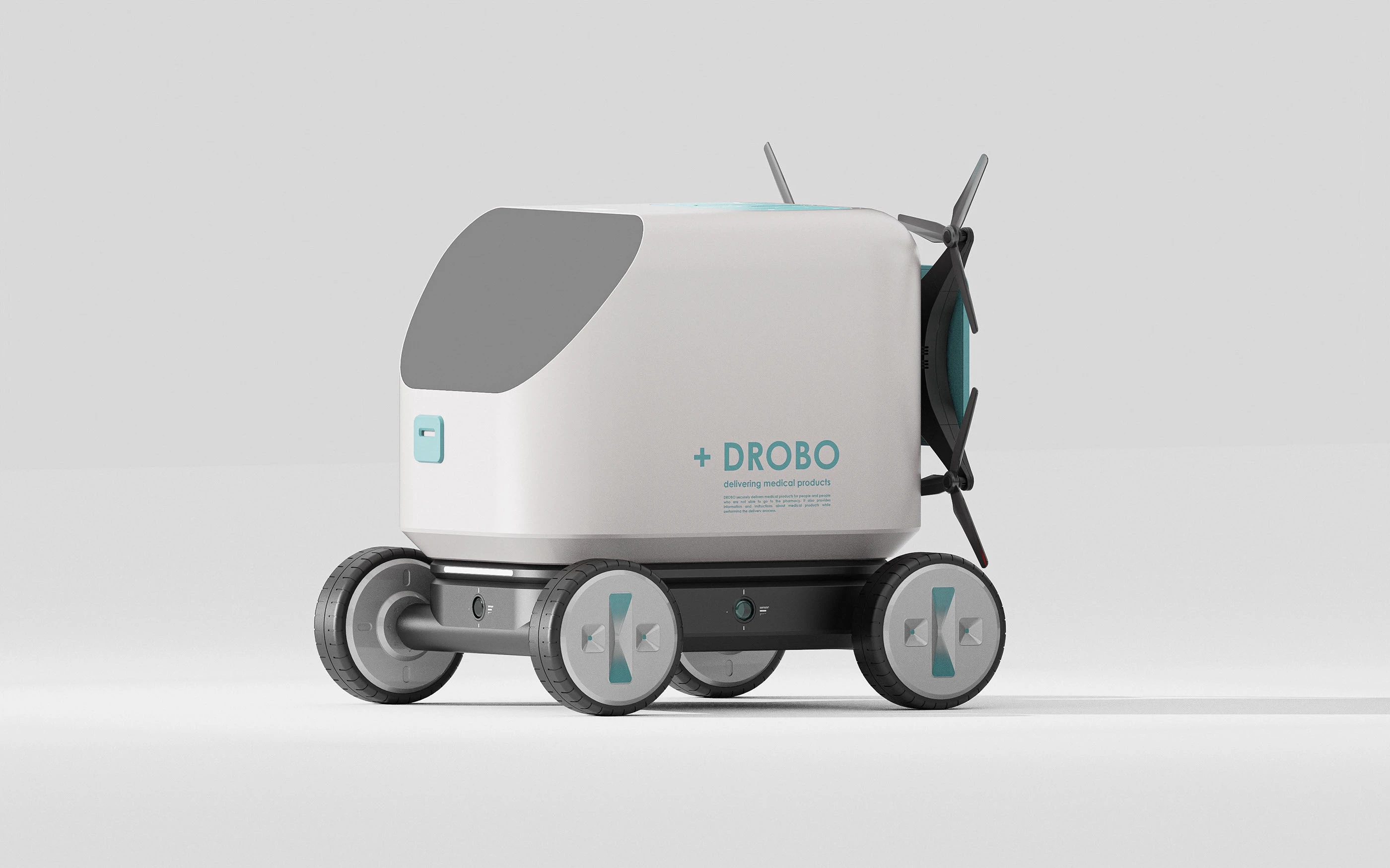 配送机器人设计-配送机器人外观设计-配送机器人结构设计